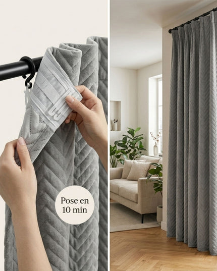 Anti-Noise Curtain 30 dB – Grey