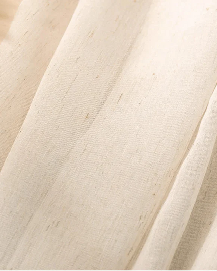 Sheer Voile Curtain - Beige