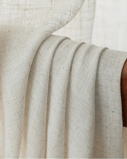 Linen Curtain – Ivory Voile