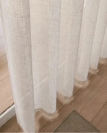 Linen Curtain – Ivory Voile