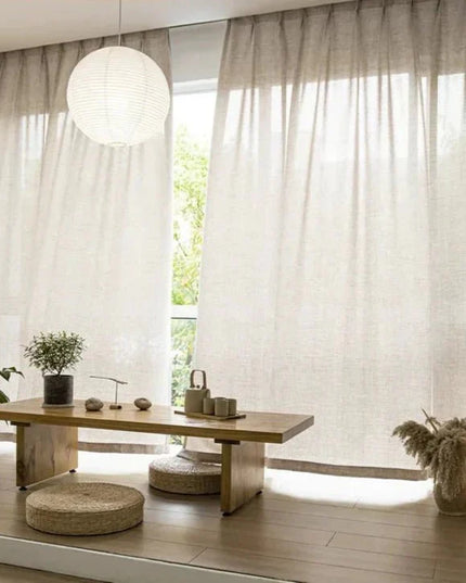 Linen Curtain – Natural Voile