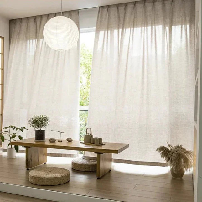 Linen Curtain – Natural Voile