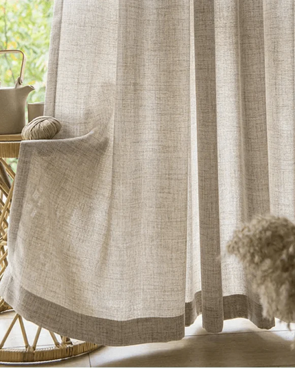 Linen Curtain – Natural Voile