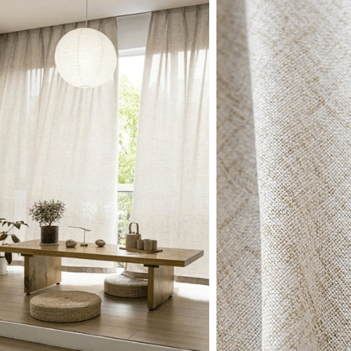Linen Curtain – Natural Voile
