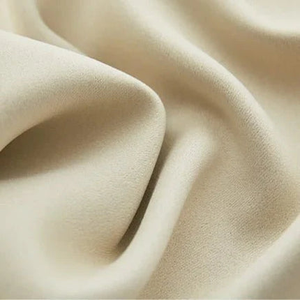 3-in-1 Soundproof Thermal Blackout Curtain – Light Beige