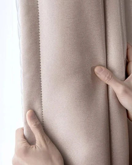 3-in-1 Soundproof Thermal Blackout Curtain – Dusty Rose