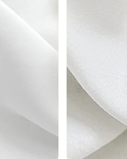 Sheer Voile Curtain – White Velvet Effect