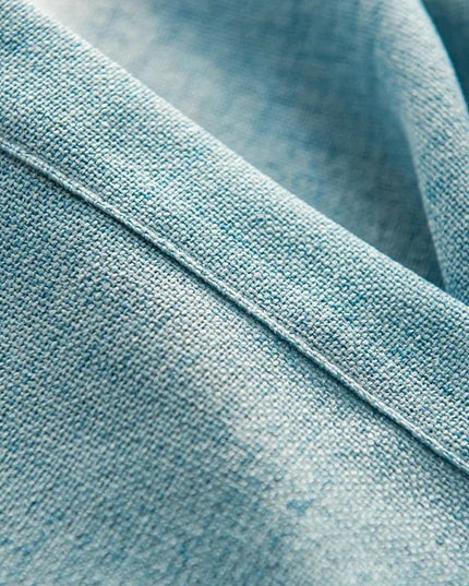 Linen Curtain – Sky Blue Voile