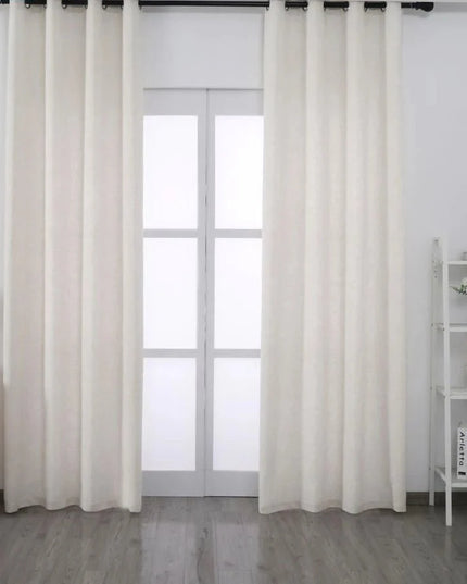 Linen Curtain – Écru Voile