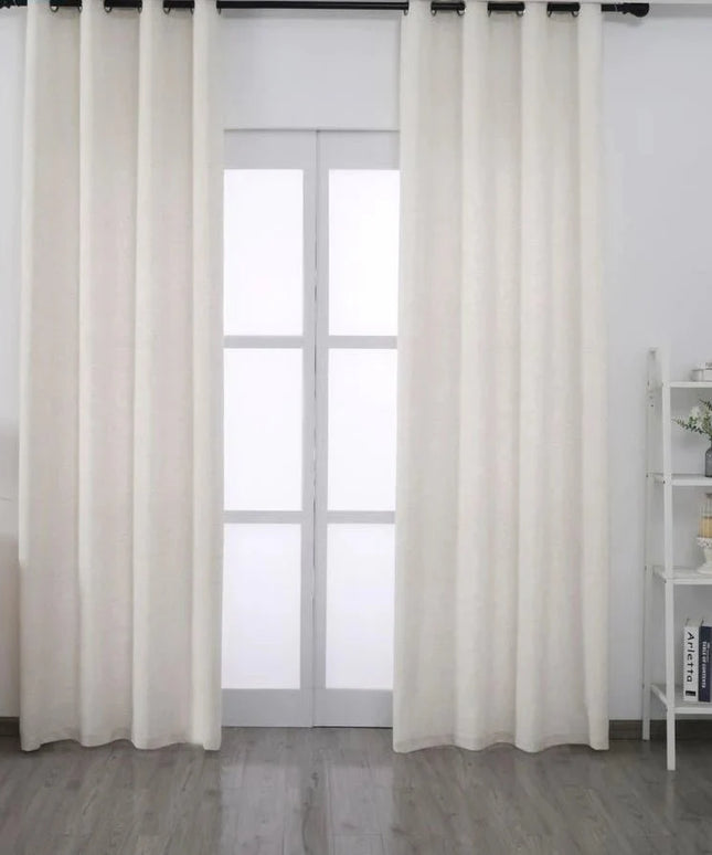 Linen Curtain – Écru Voile
